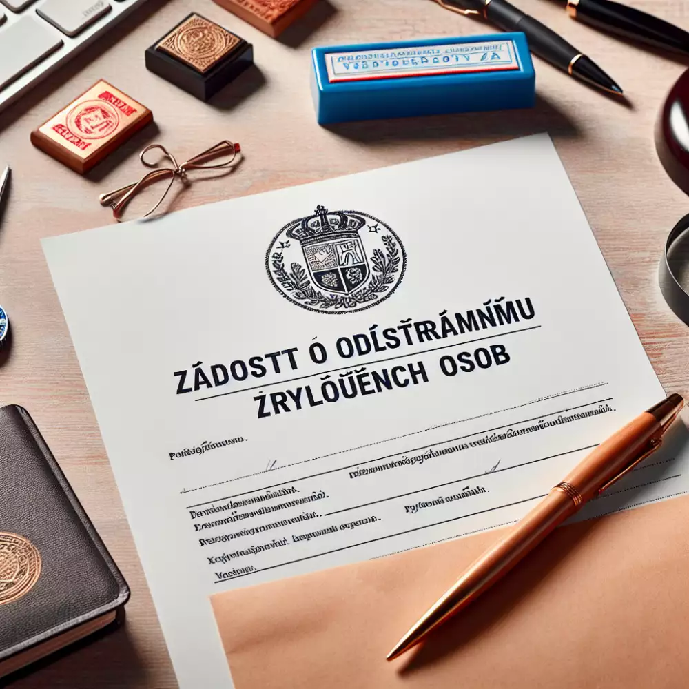 žádost o výmaz z rejstříku vyloučených osob