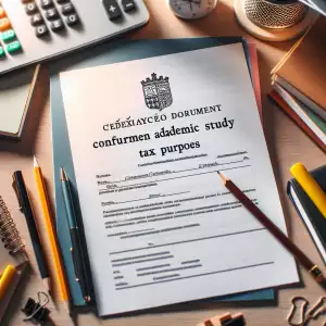 Potvrzení O Studiu Pro Daňové Účely