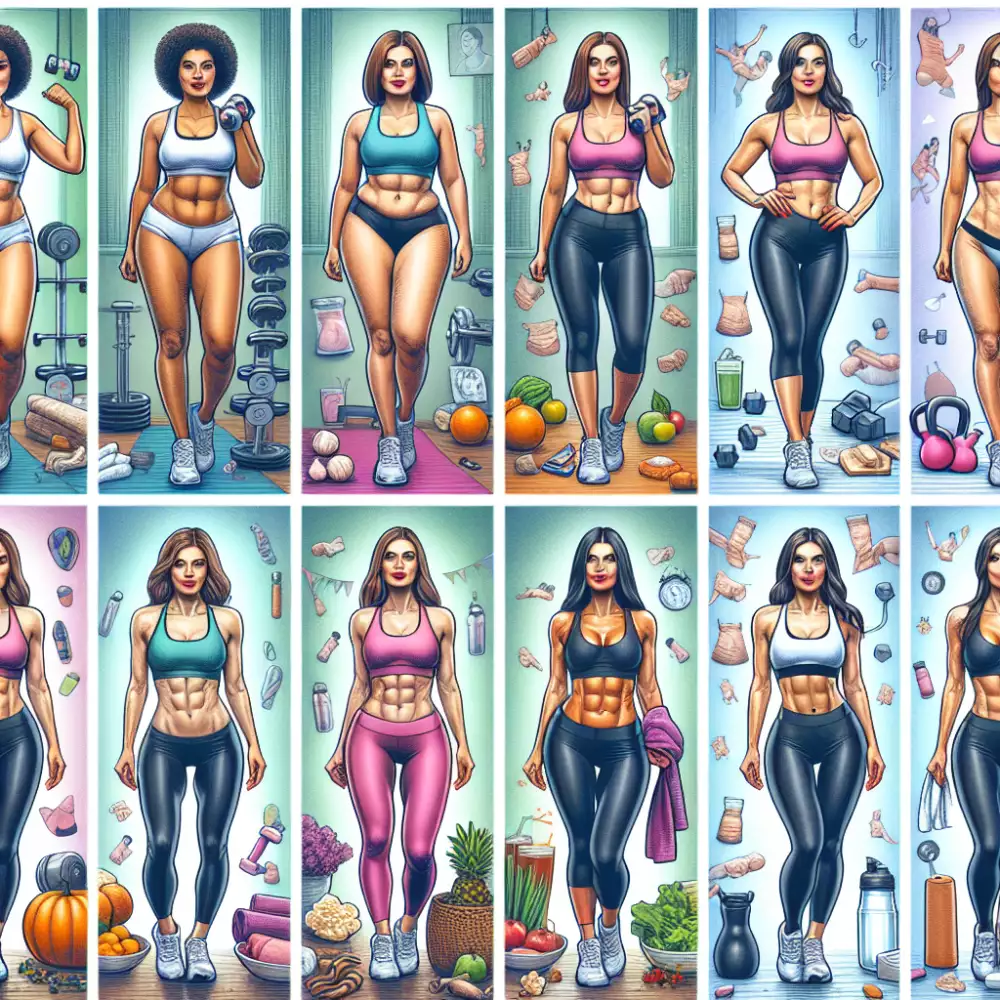 fitness proměny ženy