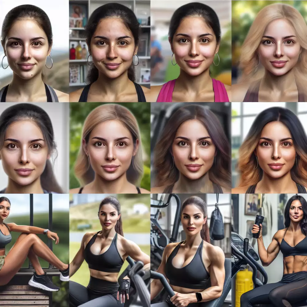 fitness proměny ženy