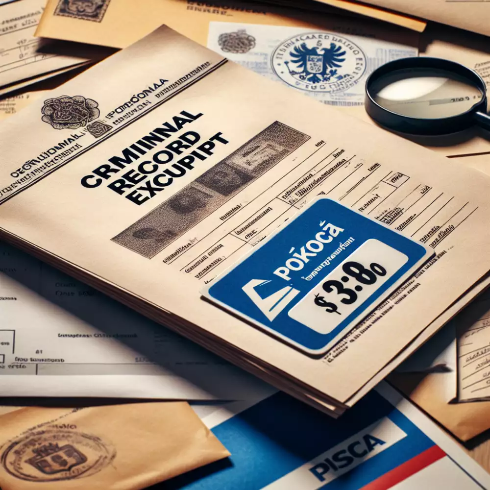 výpis z rejstříku trestů pošta cena