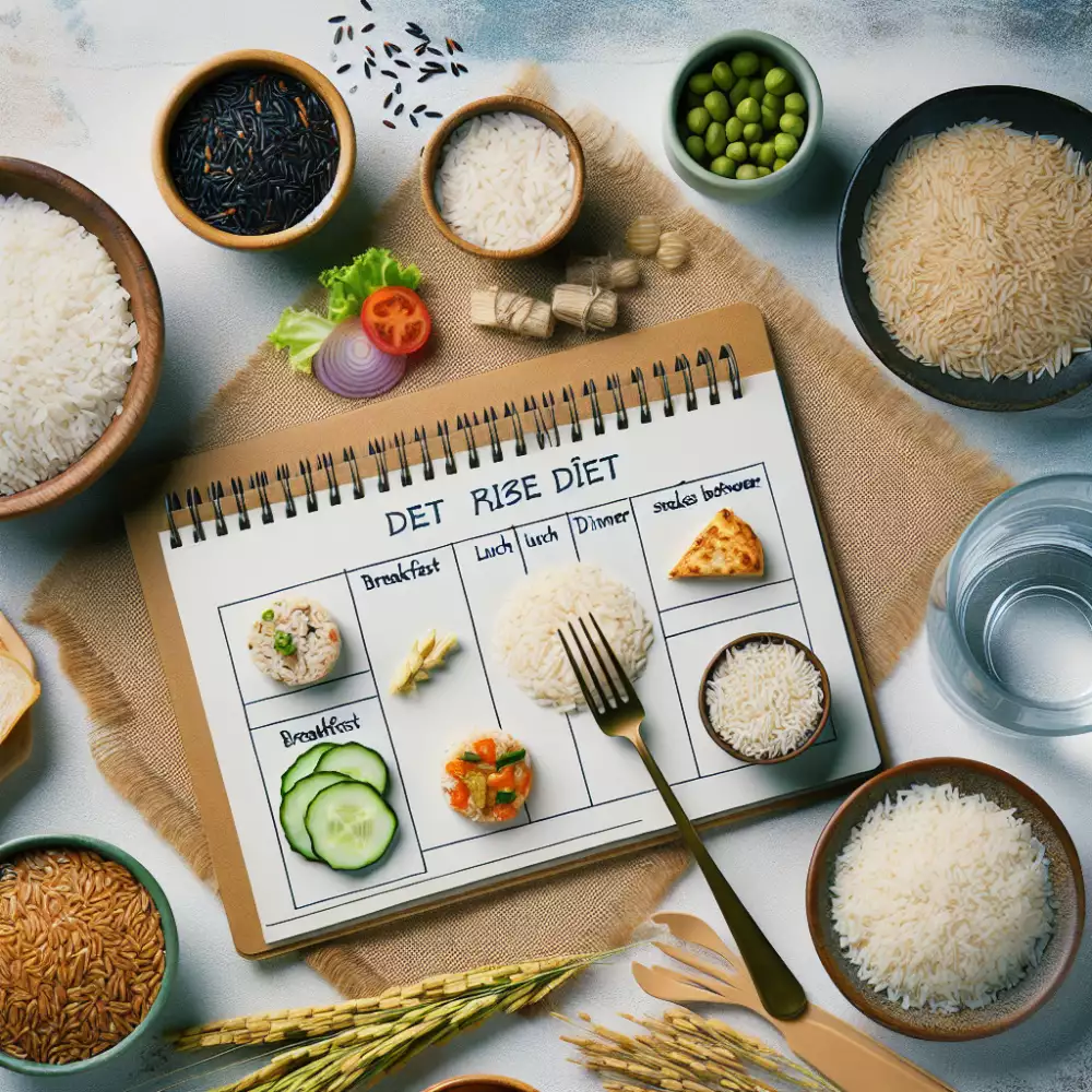 rýžová dieta jídelníček
