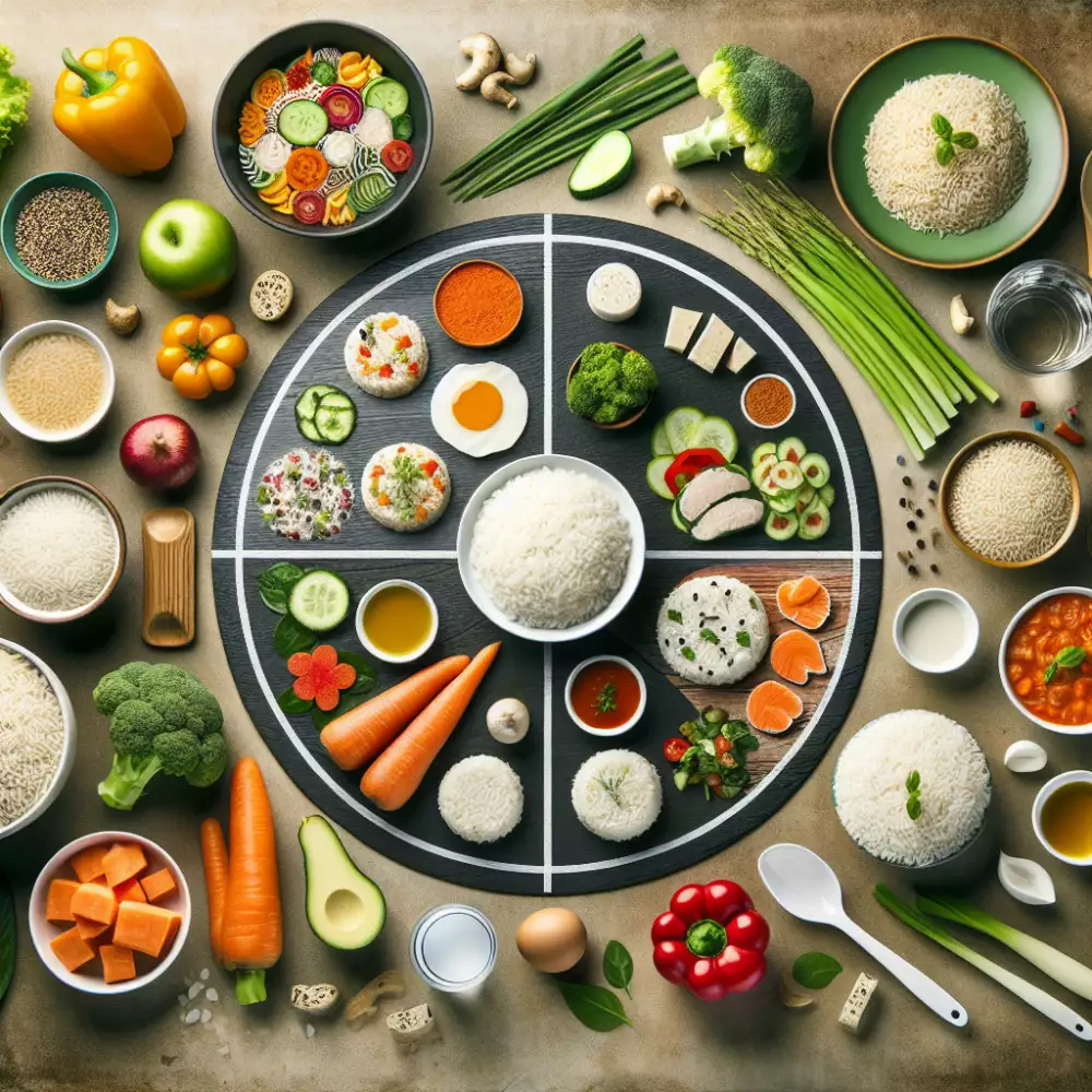 rýžová dieta jídelníček